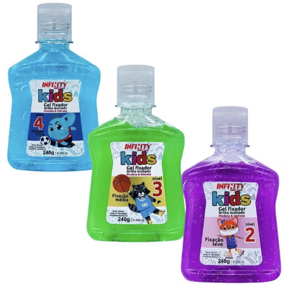 Gel Fixador Infantil 240g